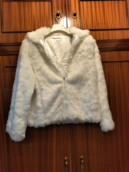Casaco Pêlo Branco