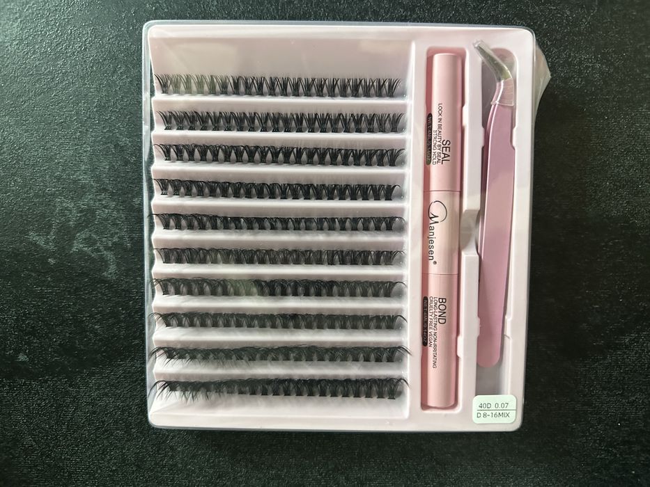 Акція Набір для самостійного нарощення вій, вії вдома 50Д/40Д