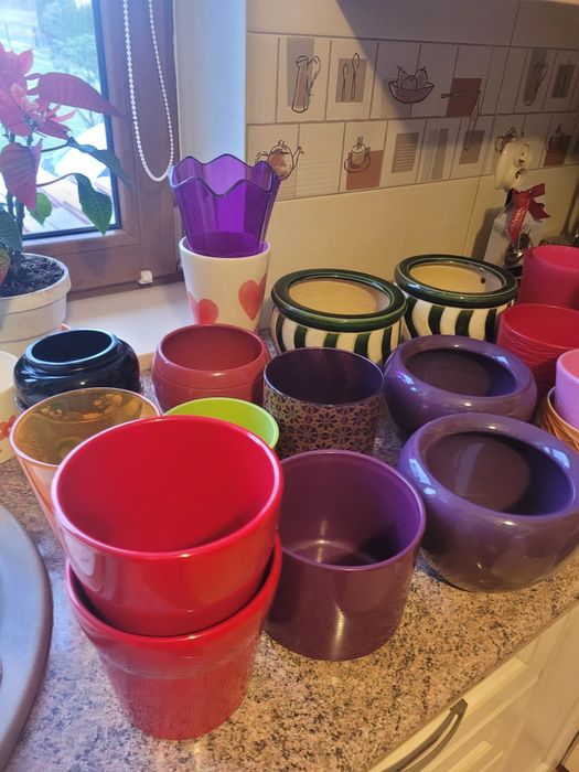 Doniczki różne rodzaje