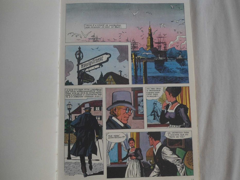 Viagem ao centro da terra por Júlio Verne (BD)