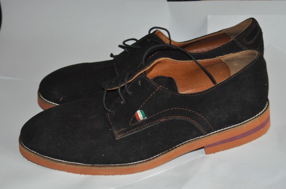 Buty Fast Step zamszowe czarne 42
