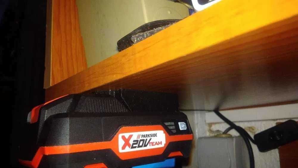 Suporte parede para bateria x20v da Parkside " 3D PRINT ORIGINAL "64730104881794122