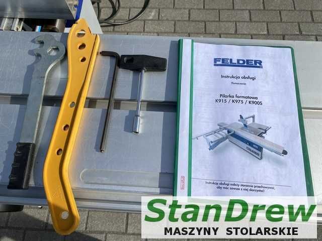 Piła formatowa Felder K 915 elektroniczny wyświetlacz z prawej strony