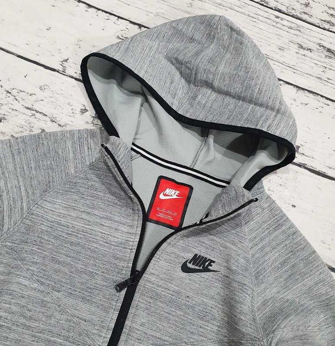 Nike * tech * fleece * bluza * rozpinana * szara * damska * XS