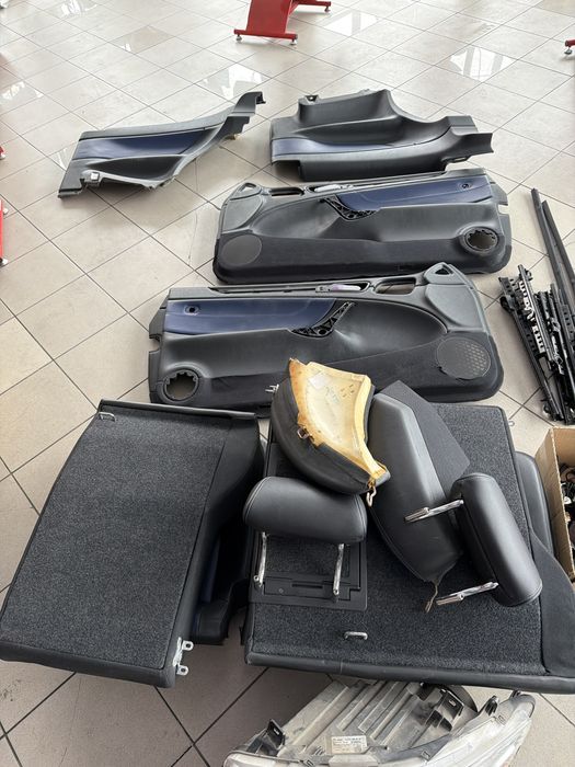 Mercedes CLK srodek fotele przelaczniki i inne