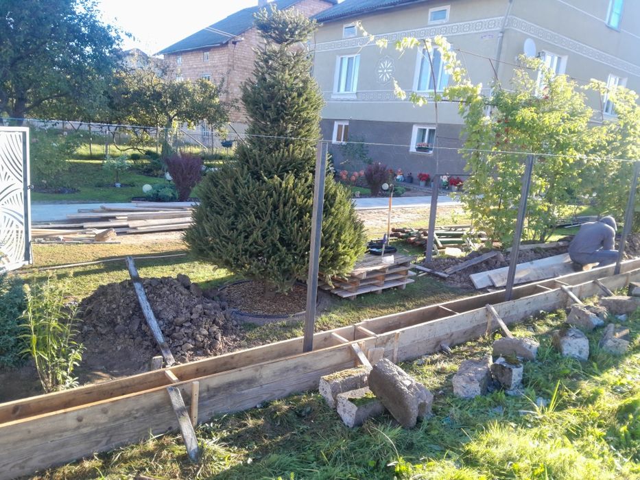 Тип послуг.Бетонні  та фундаментні роботи