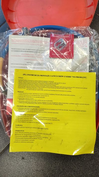 Łańcuchy zimowe na koła śnieg nowe