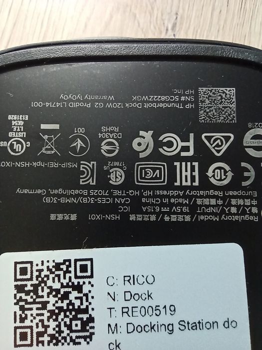 Stacja dokująca HP Thunderbolt