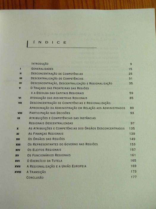 Livro - Regionalização