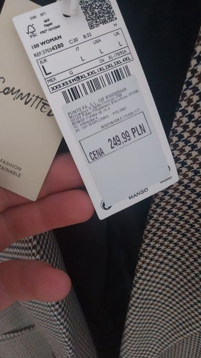 Marynarka damska eozmiar l nową