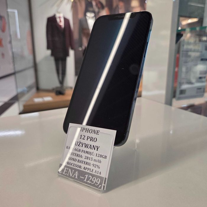 iPhone 12 Pro 128GB Bat 92% Topcase Vivo *Raty 0%