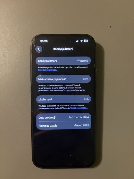 Iphone 15 128gb czarny