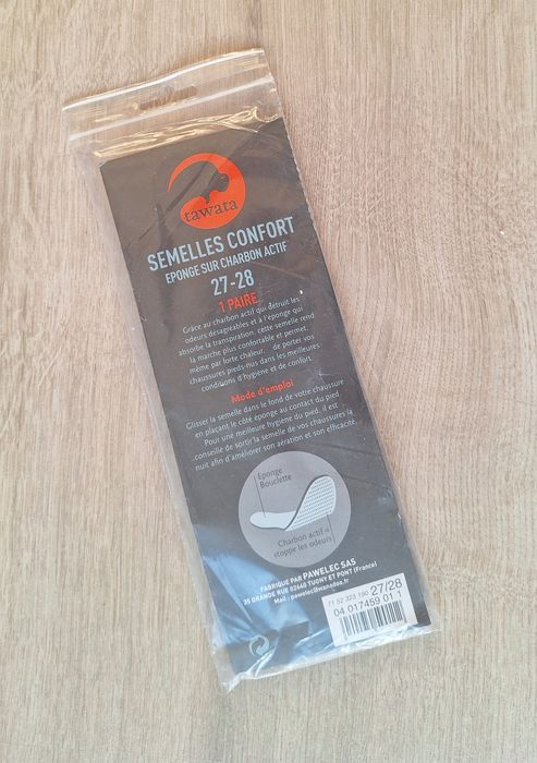 Wkładki do butów r. 27-28 17,5 cm