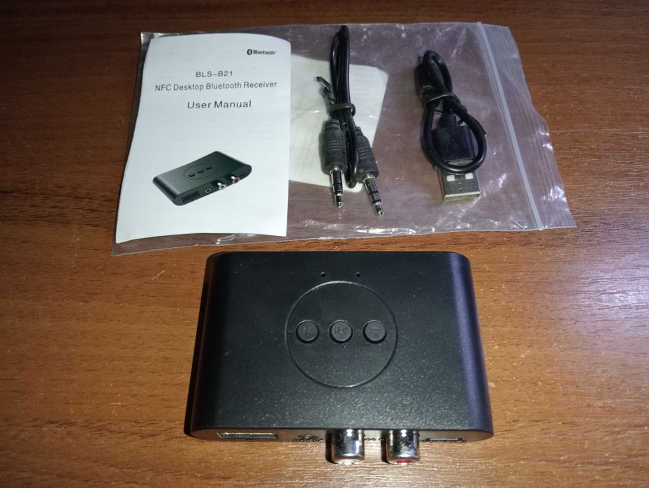 BLS-B21 Bluetooth приймач RCA 3,5 мм AUX