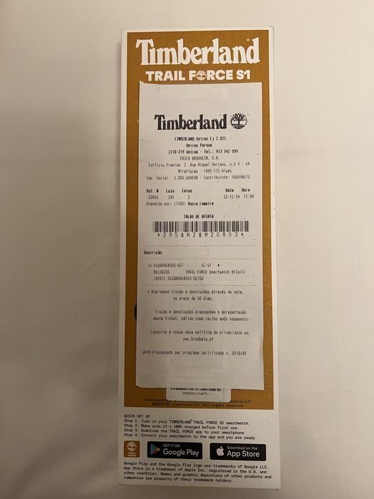 Smartwatch Tinberland Trail Force S1