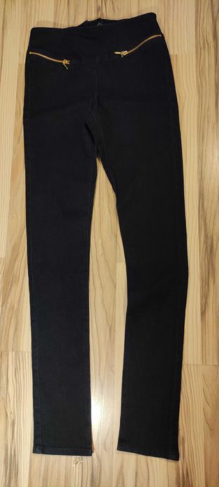 Jeansy, ciemny granat, Vero Moda, S/M, wysoki stan