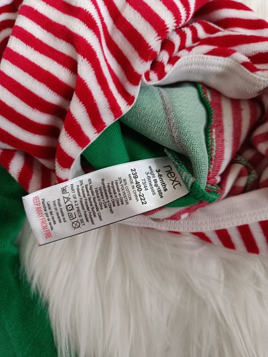 Next kombinezon pajacyk świateczny elf 3-6m