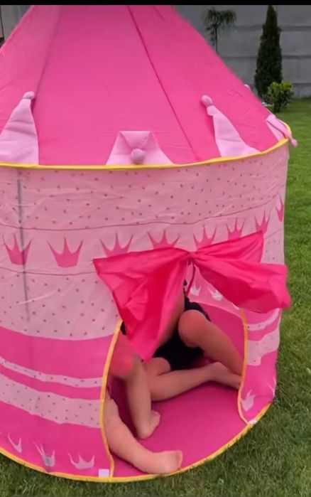 Детская палатка игровая Замок принца/принцессы шатер для дома и улицы