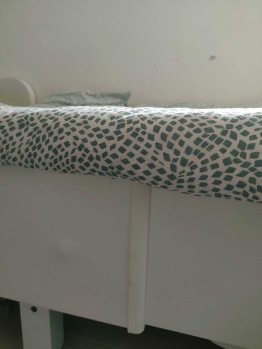 Cama extensível IKEA branca + colchão extensível