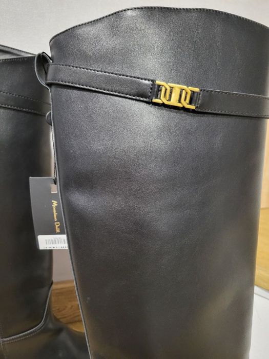 Сапоги massimo Dutti шкіра 26 см