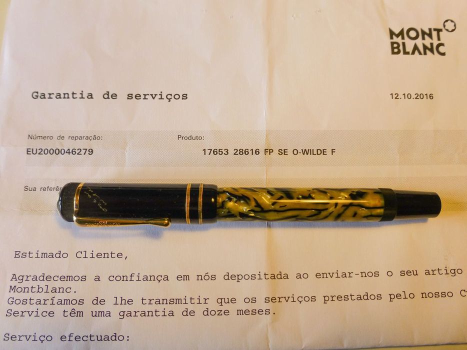 Montblanc Edição Limitada "Oscar Wilde"