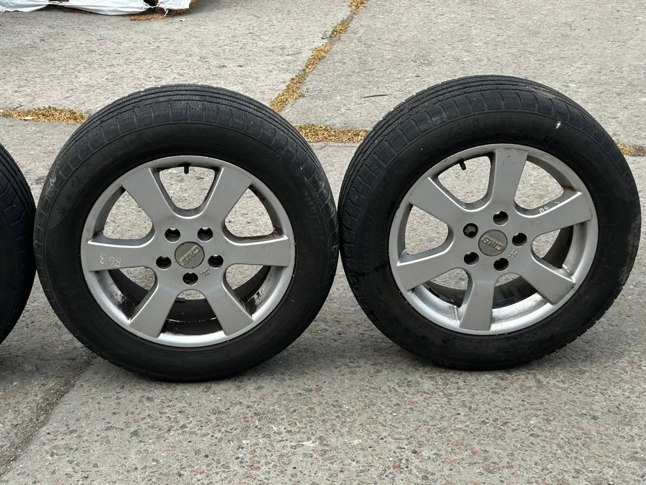 диски титани комплект дисків пасат б6 гольф 5 6 5/112 16 радіус Volkswagen