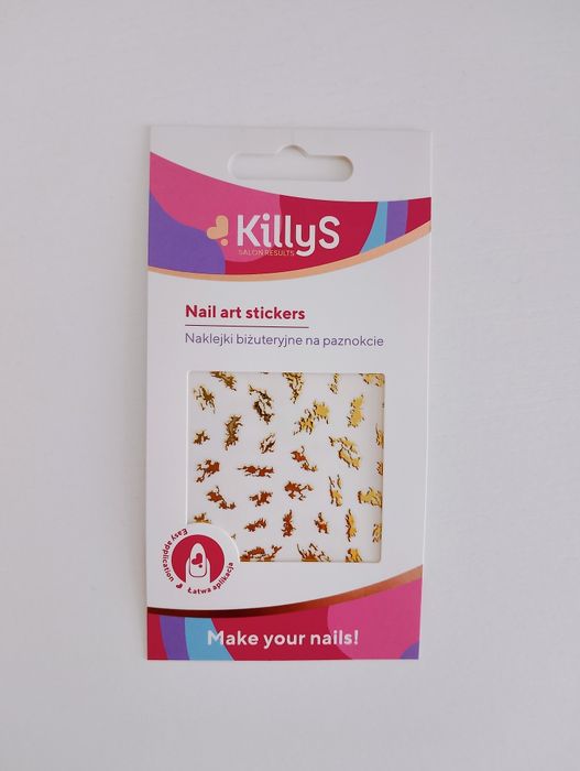 naklejki biżuteryjne na paznokcie KillyS Salon Results Marble & Gold