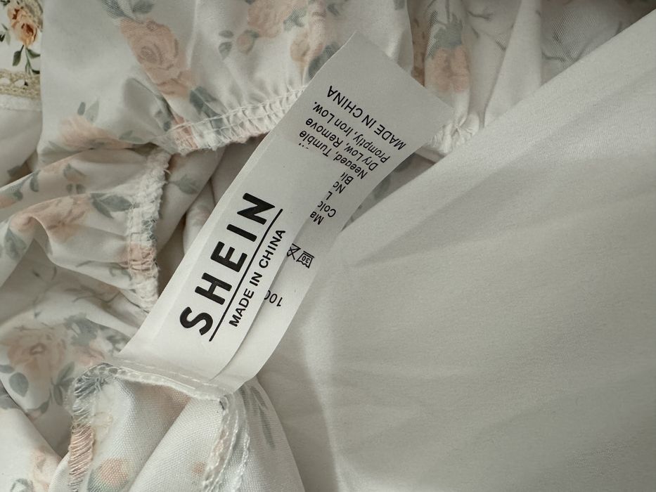 Letnia sukienka w róże SHEIN | Boho / Cottagecore (S)