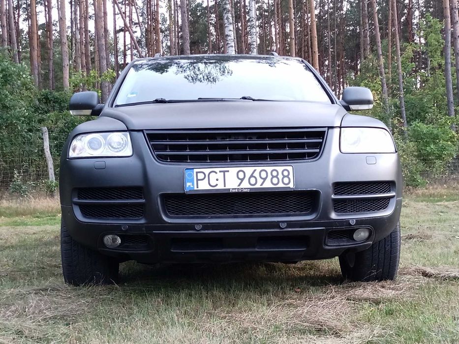 Touareg, najprostsza wersja, 2,5 TDI, 4x4, uszkodzony