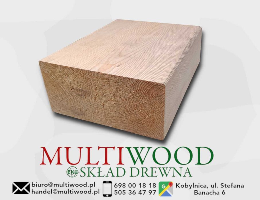Drewno strugane konstrukcyjne 100x200 KVH C24 Belka