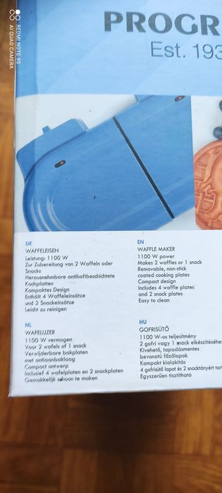 Gofrownice podwójna Pancake dla dzieci wzór dinozaurów.
