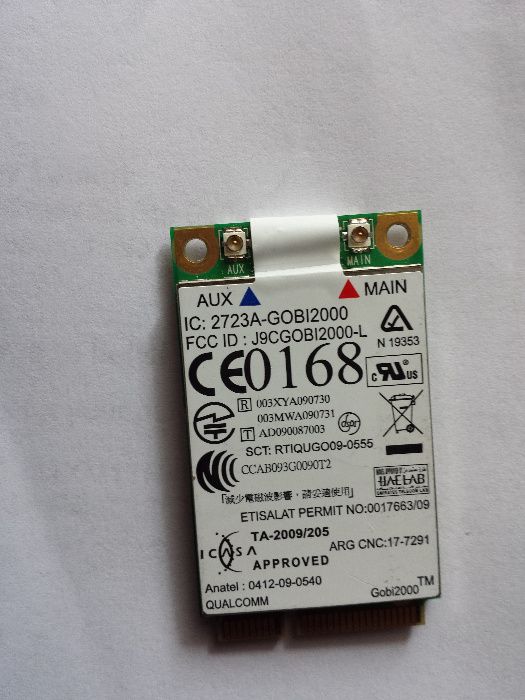 3g modem wwan Gobi 2000 Lenovo ThinkPad Edge 13 14 15 L412 L512 T410 T410s T510 W510 X100e X201 Tablet 3г модем