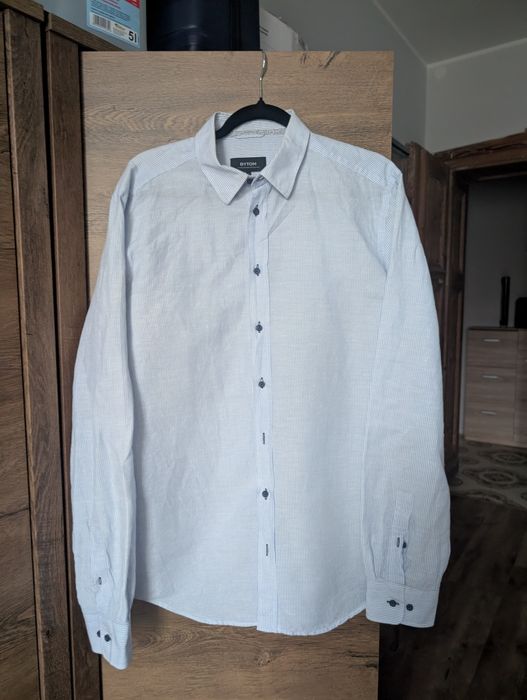 Koszula Bytom 42 len i bawełna