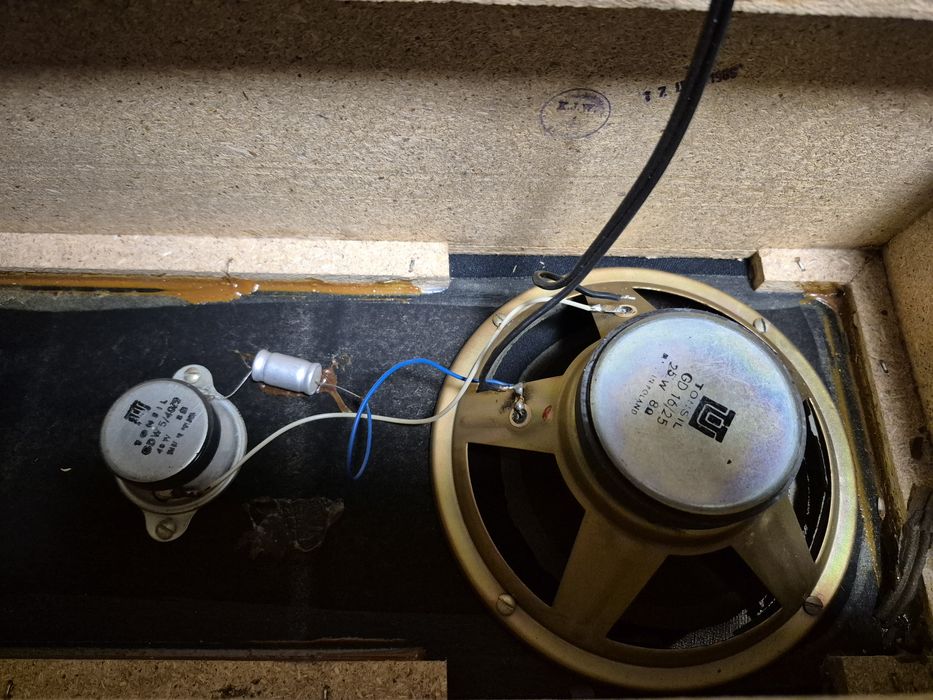 Kolumny głośnikowe Unitra Tonsil 25W 8Ohm 1985r