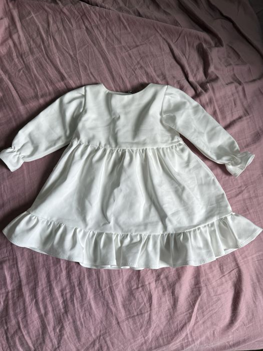 Sukienka biała do chrztu NOELI