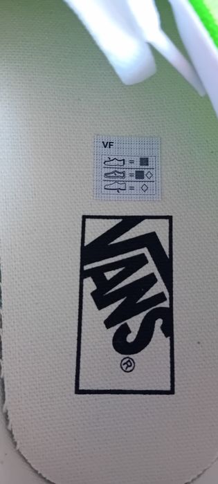 Vans neonowe trampki 40,5