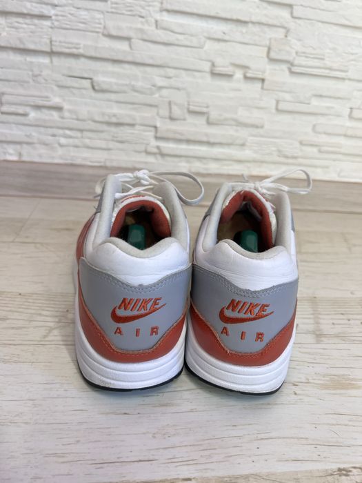 Шкіряні кросівки nike air max 1 martian sunrise