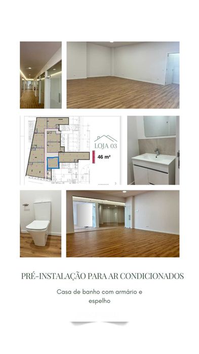 VENDE-SE ESPAÇO COMERCIAL  NOVO COM 9 SALAS PRAIA DA ROCHA