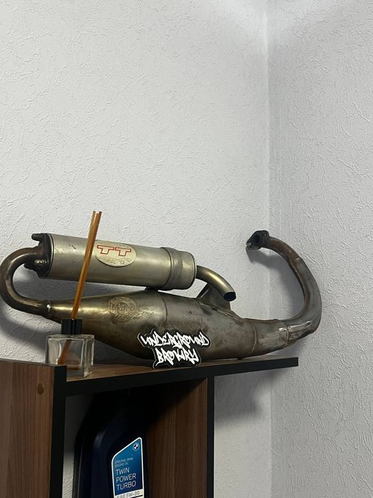 Саксафон /резонатор труба Leovince tt вертикал(ne malossi,stage 6,poli