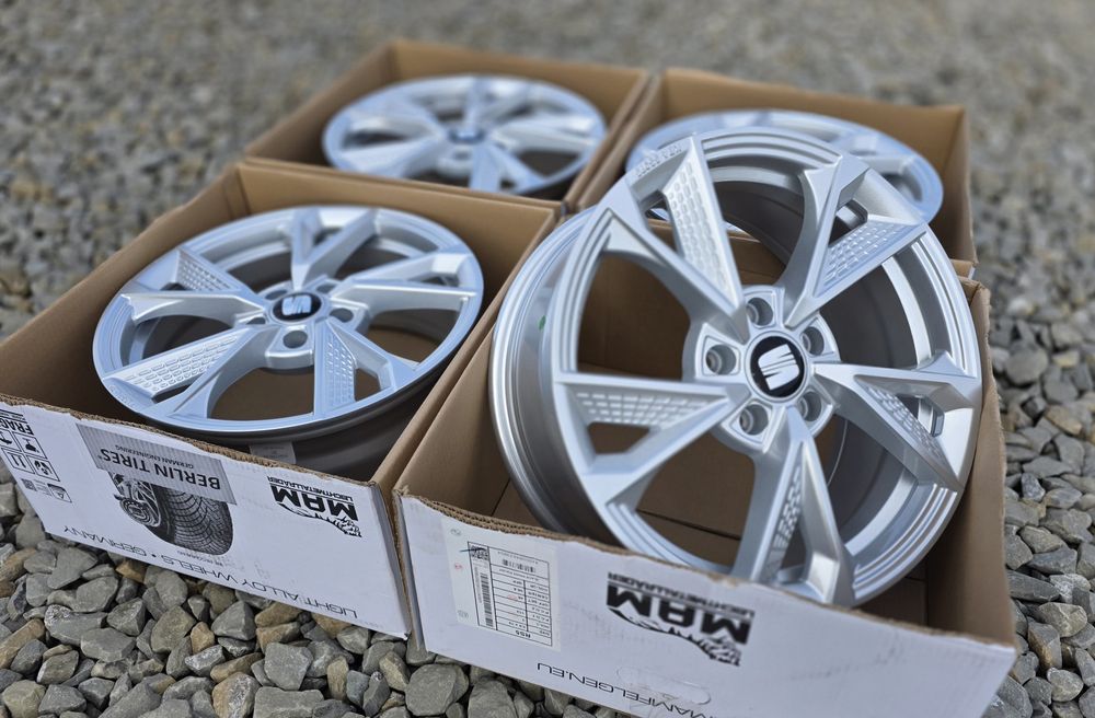 ALUFELGI Audi Volkswagen Skoda Seat 5x112 17 Nowe Niemieckie