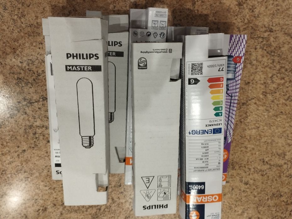 Lampy sodowe Philips i OSRAM 70W (6 sztuk)