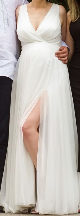 Весільна сукня / для вагітних, розмір 42