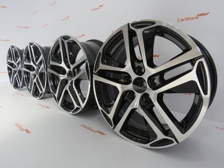 Jantes Look Peugeot 16 x 7 et 35 5x108 Black