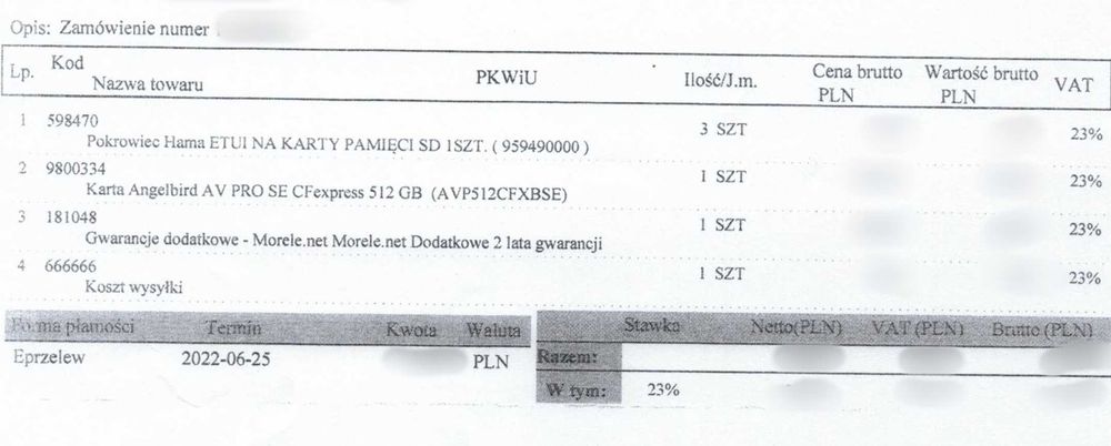 Karta pamięci Angelbird Av Pro Se Cfexpress 2.0 Type B 512Gb 1785 Mb/S (AVP512CFXBSE)      Gwarancja