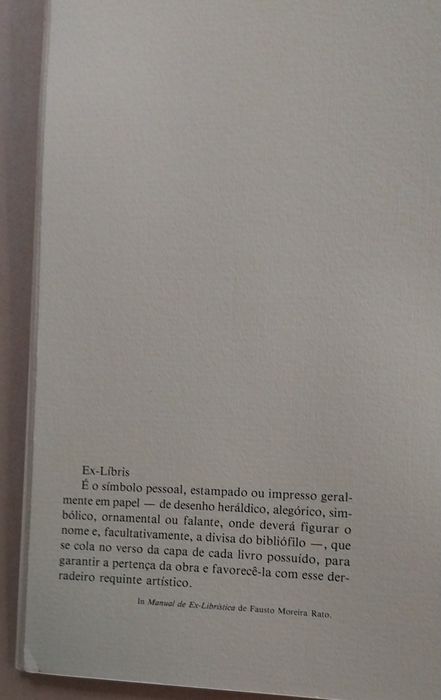 Sérgio Avelar Duarte, Ex-Libris Portugueses Heráldicos, Livraria Civil