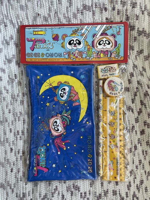 Conjunto escolar vintage anos 80