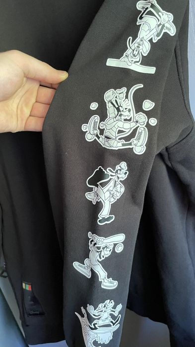 Худі Adidas Originals GOOFY CREW Disney L чорне