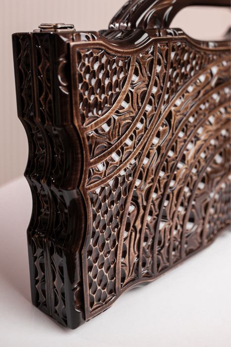 Нарды деревянные, резные из липы, премиум качества ручная работа