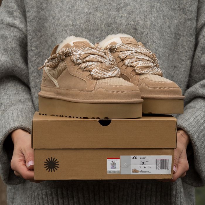 р36-41 Уггі Ugg Lowmel Platform Chestnut Beige Chocolate