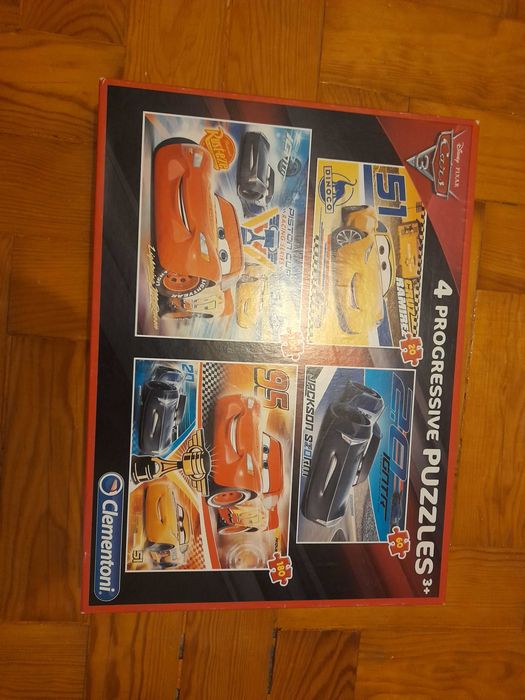 Puzzle Progressivo Cars 3 - 20+60+100+180 Peças - Clementoni